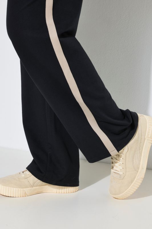Side Stripe Wide Leg Pants