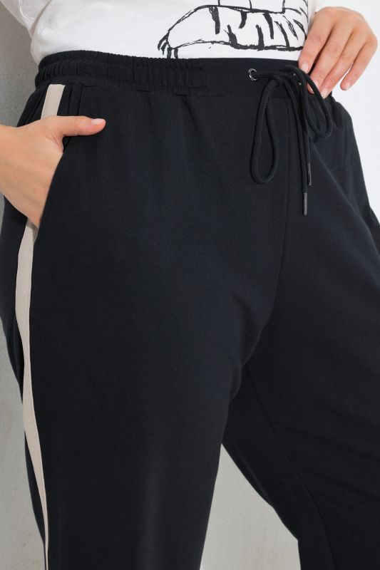 Side Stripe Wide Leg Pants
