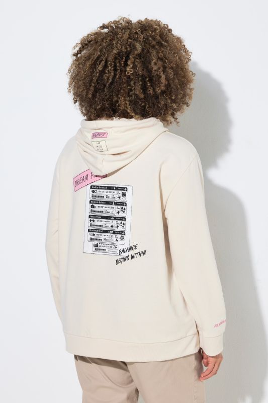 Graphic Print Relaxed Fit Hoodie