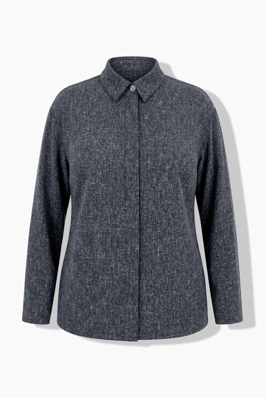 Salt-and-Pepper Melange Jacket