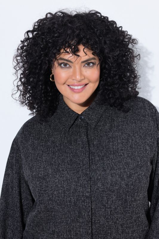 Salt-and-Pepper Melange Jacket