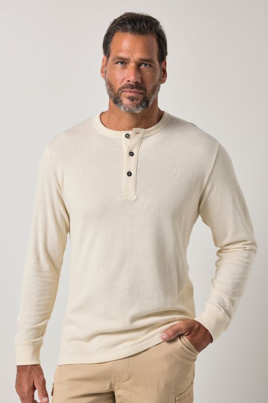 Long-sleeved Henley