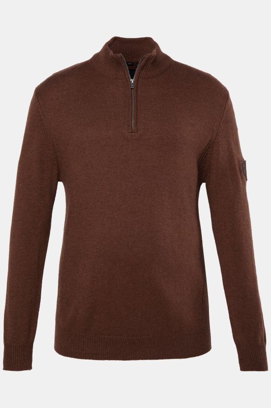 Knitted half-zip