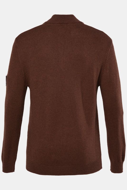 Knitted half-zip