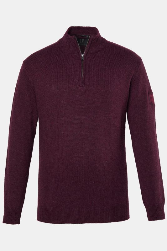 Knitted half-zip