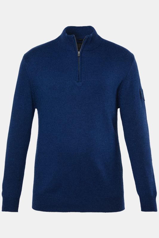 Knitted half-zip