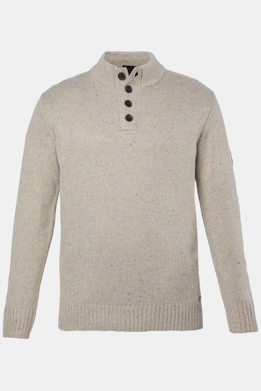 Knitted half-zip