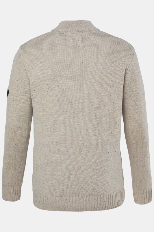 Knitted half-zip