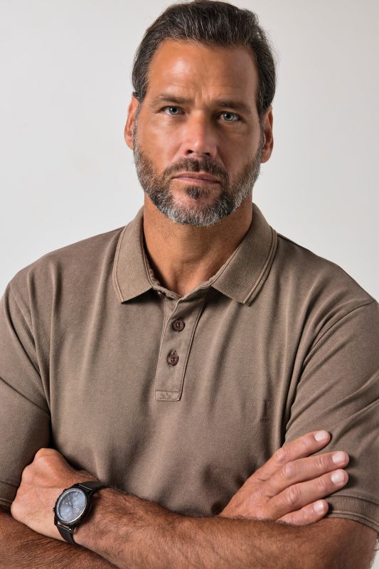 FLEXNAMIC® polo shirt, stomach fit