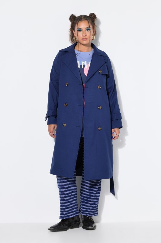 Double Breasted Fully Lined Trench Coat