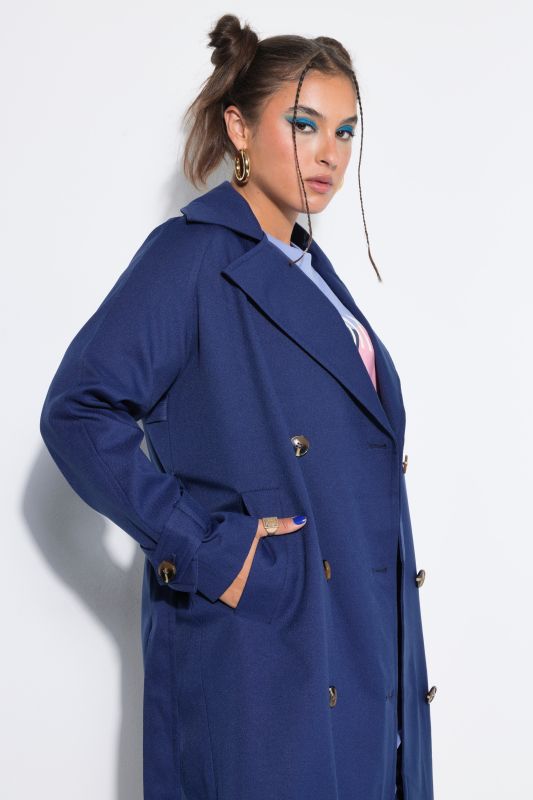 Double Breasted Fully Lined Trench Coat