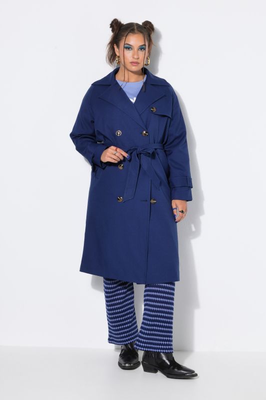 Double Breasted Fully Lined Trench Coat