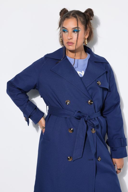 Double Breasted Fully Lined Trench Coat