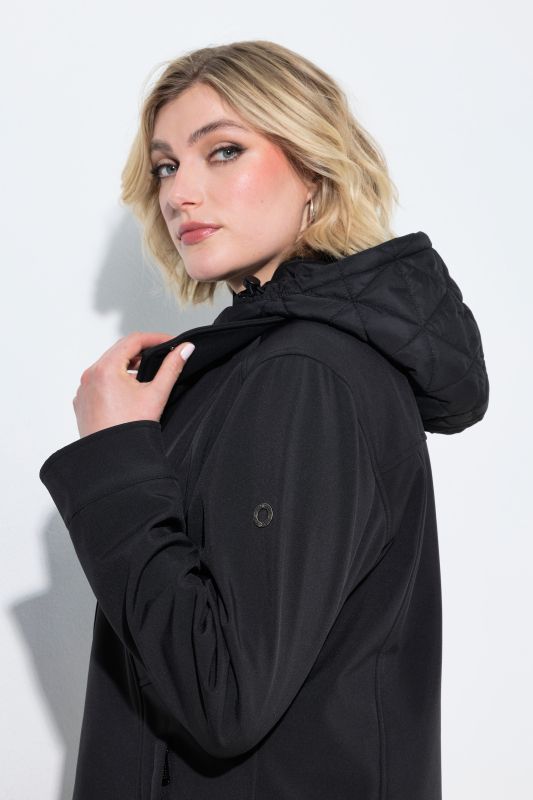 HYPRAR Water-Repellent Stretch Fit Softshell Jacket