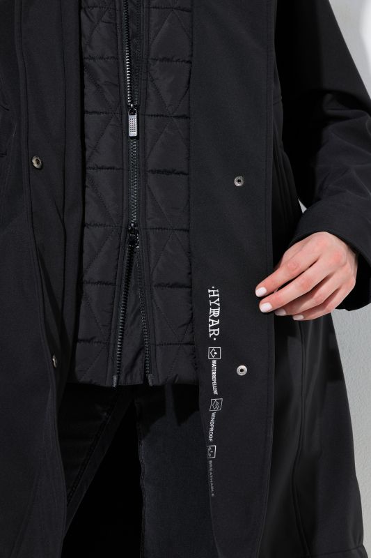 HYPRAR Water-Repellent Stretch Fit Softshell Jacket