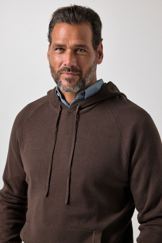 Knitted hoodie