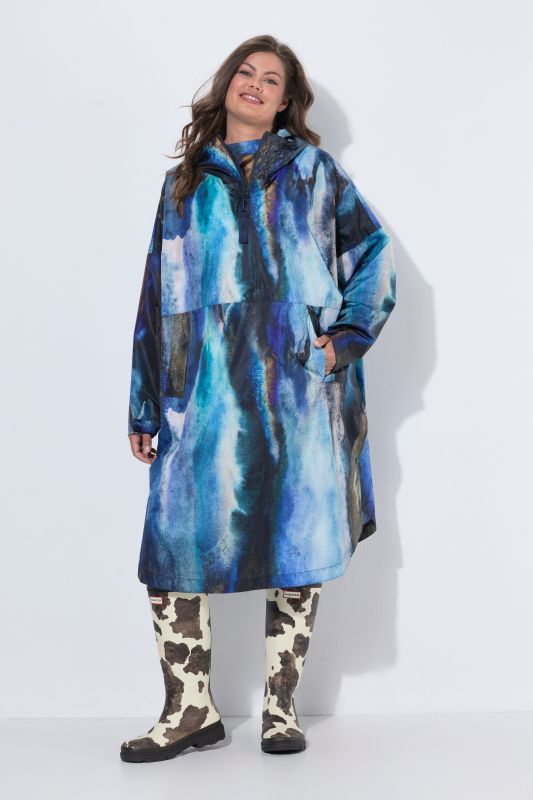 Glacier Blue Rain Poncho
