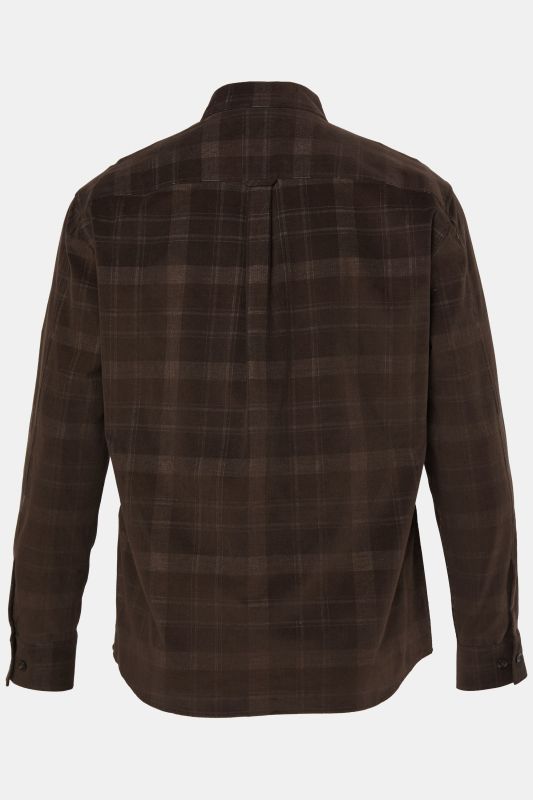 STHUGE corduroy checked shirt