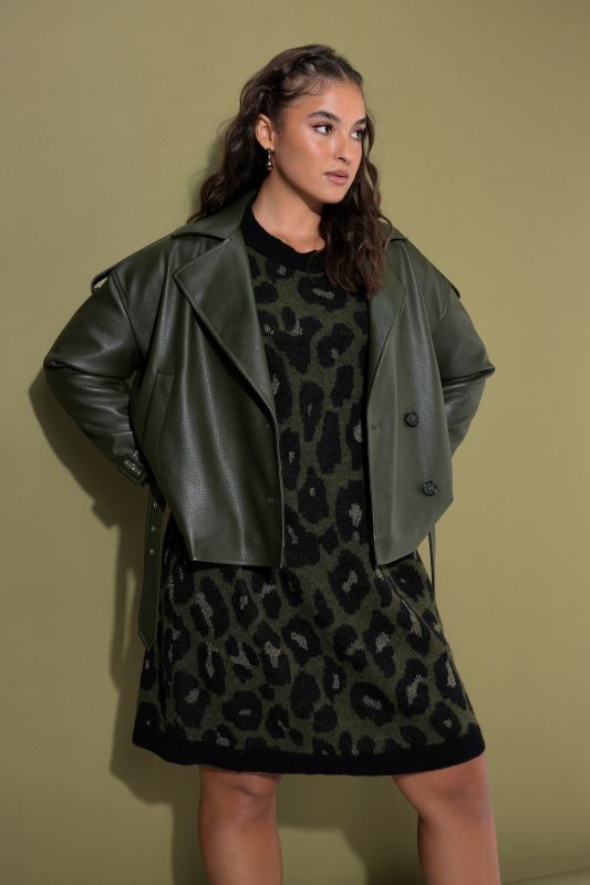 Faux Leather Biker Jacket