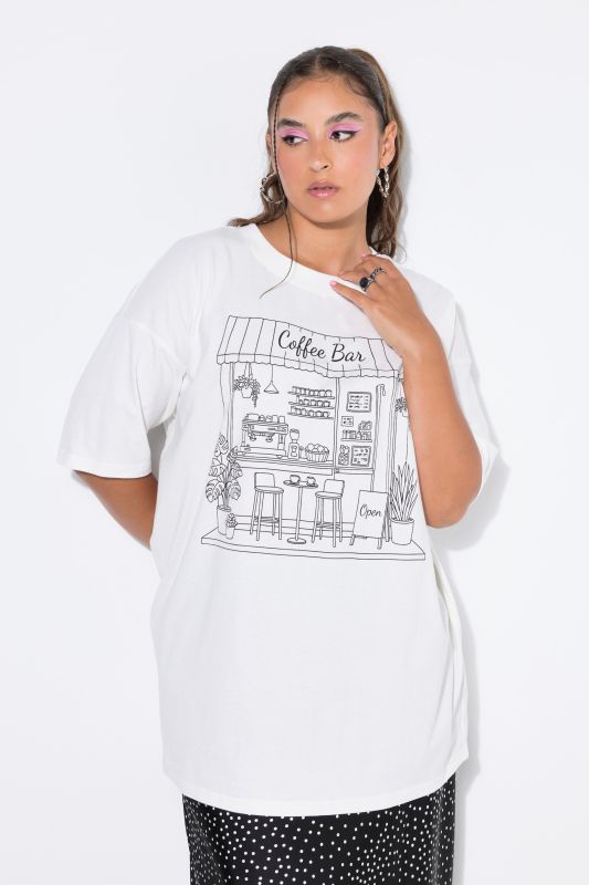 Coffee Bar Oversized Graphic Tee