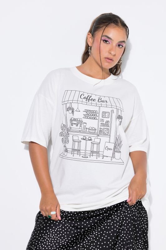 Coffee Bar Oversized Graphic Tee