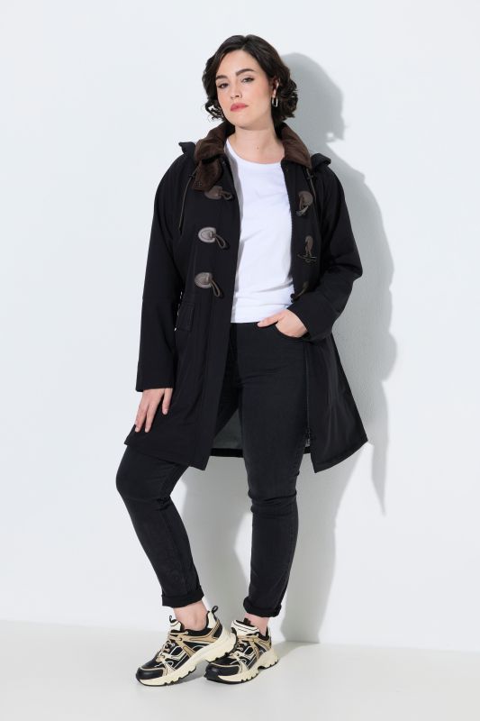 HYPRAR Toggle Closure Softshell Coat