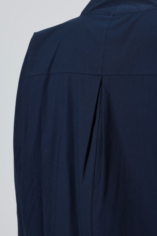 Eco Cotton Decorative Seam 3/4 Sleeve Blouse