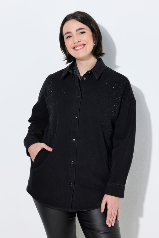 Rhinestone Denim Jacket