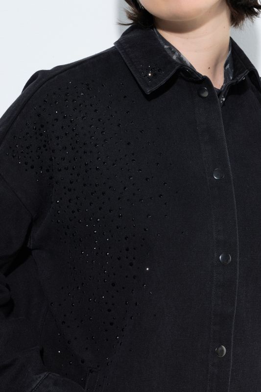 Rhinestone Denim Jacket