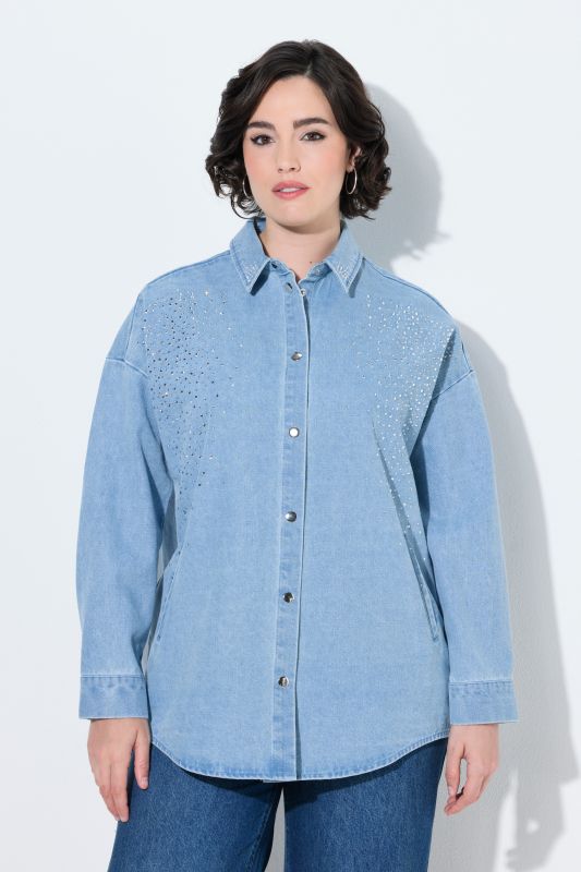 Rhinestone Denim Jacket