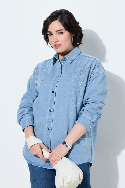 Rhinestone Denim Jacket