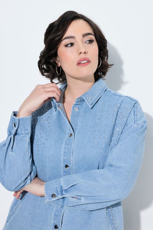 Rhinestone Denim Jacket