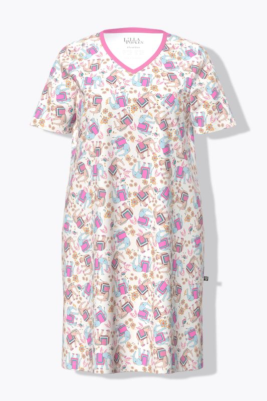 2 Pack Short Sleeve Sleep Tees - Elephant Print
