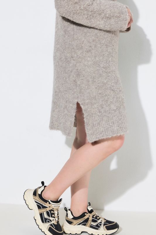 Collared Long Sleeve Sweater Dress