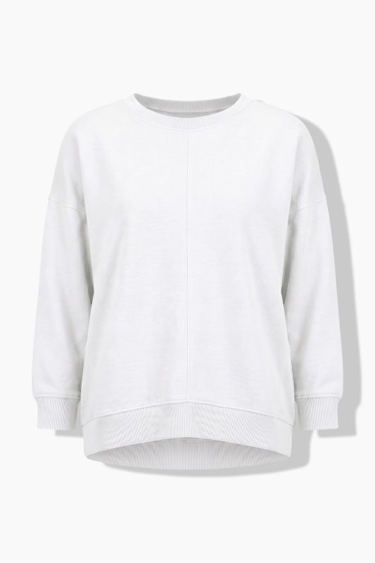 Vertical Seam Long Sleeve Sweatshirt