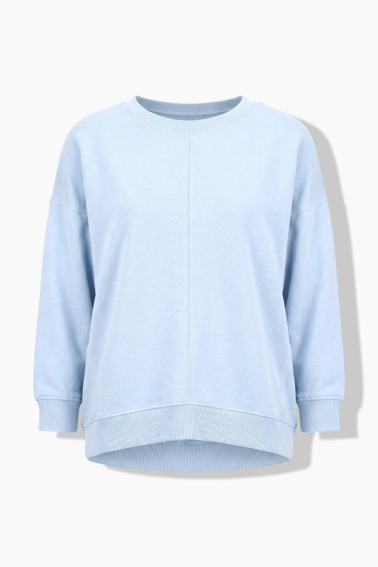 Vertical Seam Long Sleeve Sweatshirt