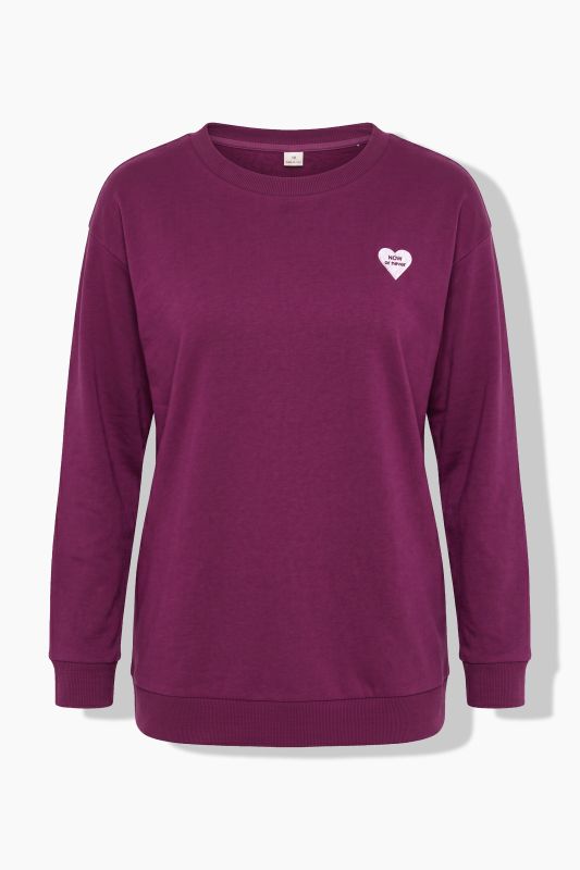 Now Or Never Embroidered Sweatshirt