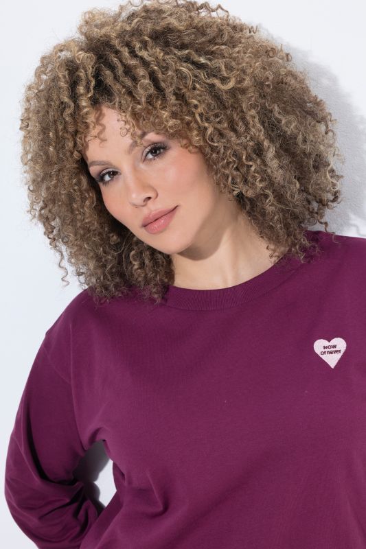 Now Or Never Embroidered Sweatshirt