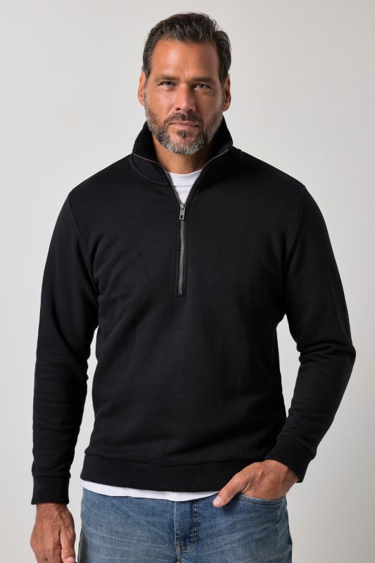 Half-zip sweatshirt