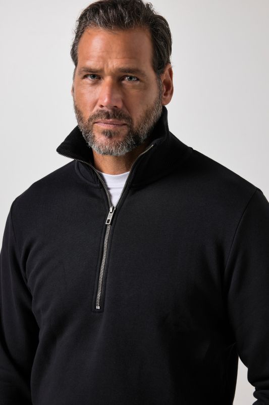 Half-zip sweatshirt
