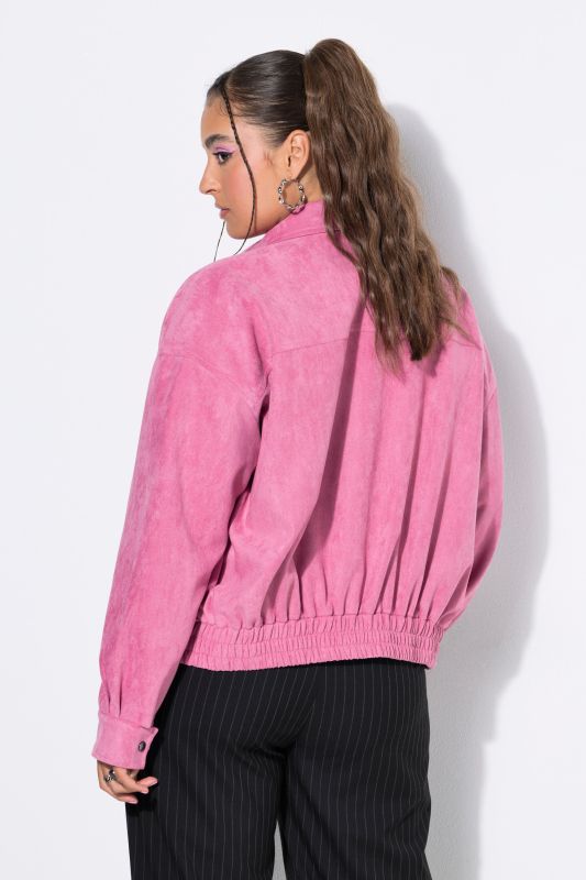 Faux Suede Jacket