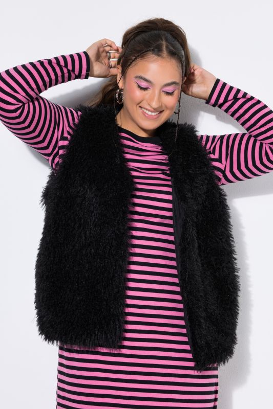 Fluffy Faux Fur Vest