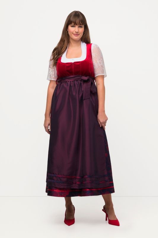 Блуза тип Dirndl с квадратно деколте