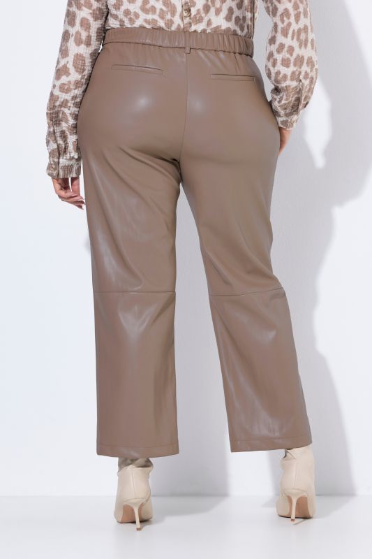 Faux Leather Comfort Waist Pants