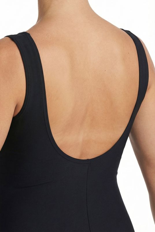 Wave Piping One Piece Swimsuit