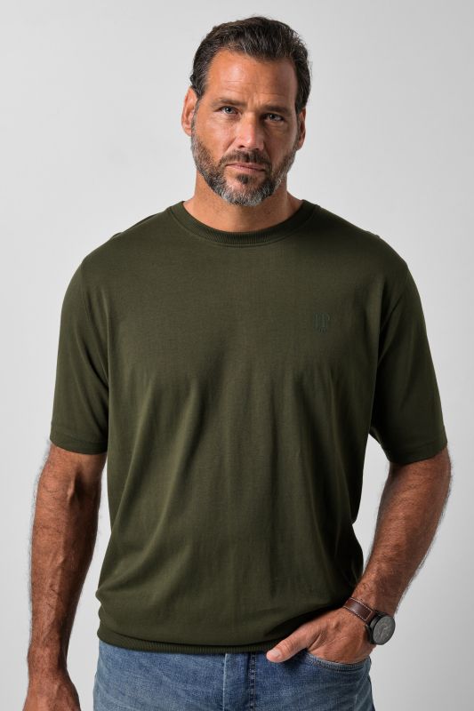 Stretch Hem Cotton Tee