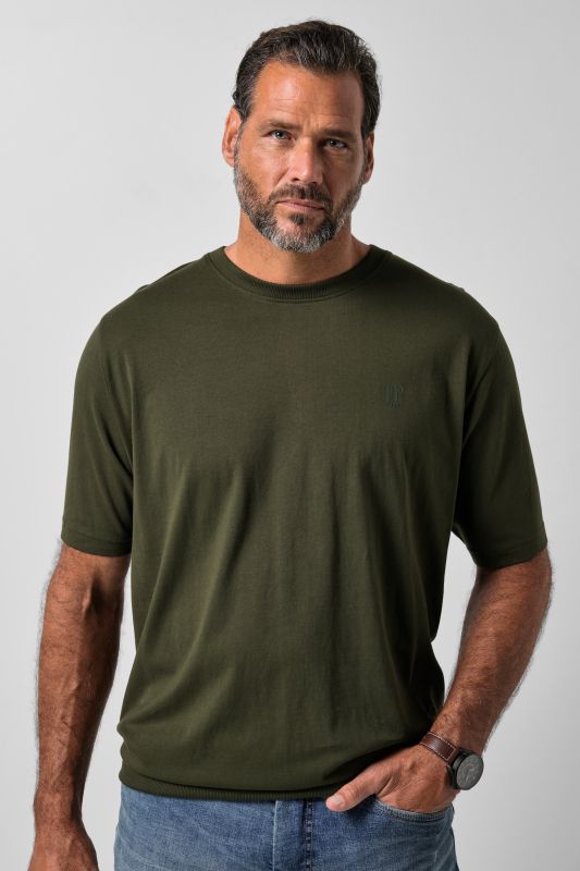 Stretch Hem Cotton Tee