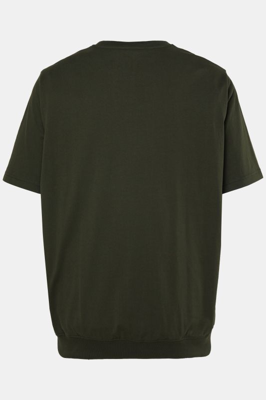Stretch Hem Cotton Tee