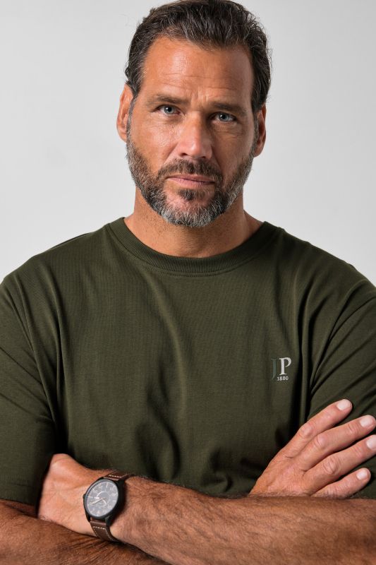 Stretch Hem Cotton Tee