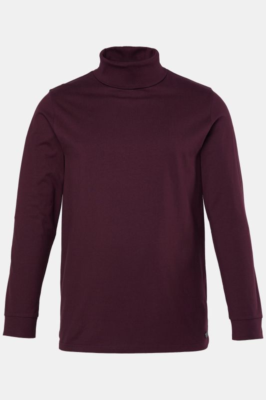 Turtleneck top, basic, jersey, long sleeve